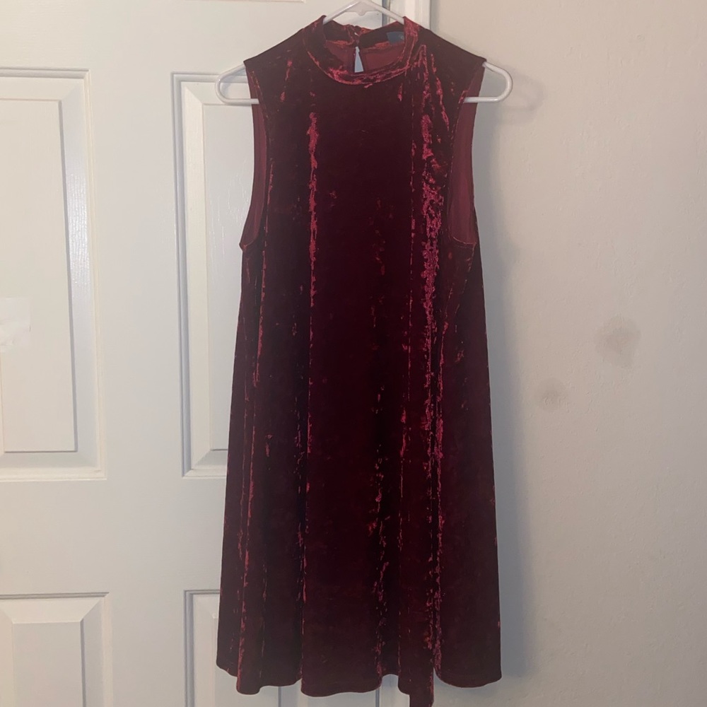 ModCloth High Next Crushed Velvet Mini Dress